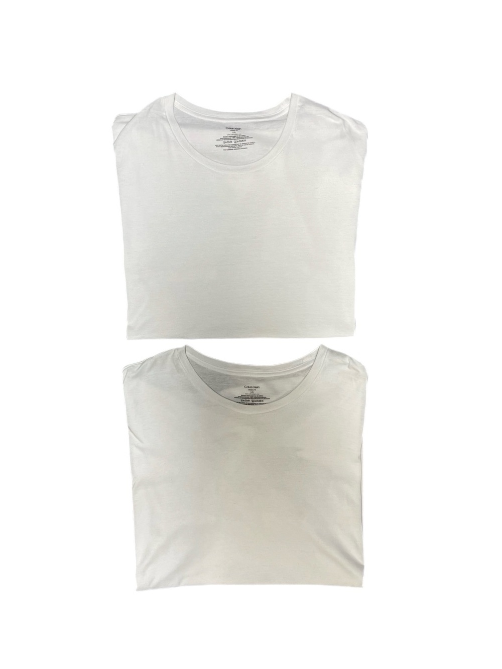 Bundle of TWO Calvin Klein White Crewneck T-Shirts